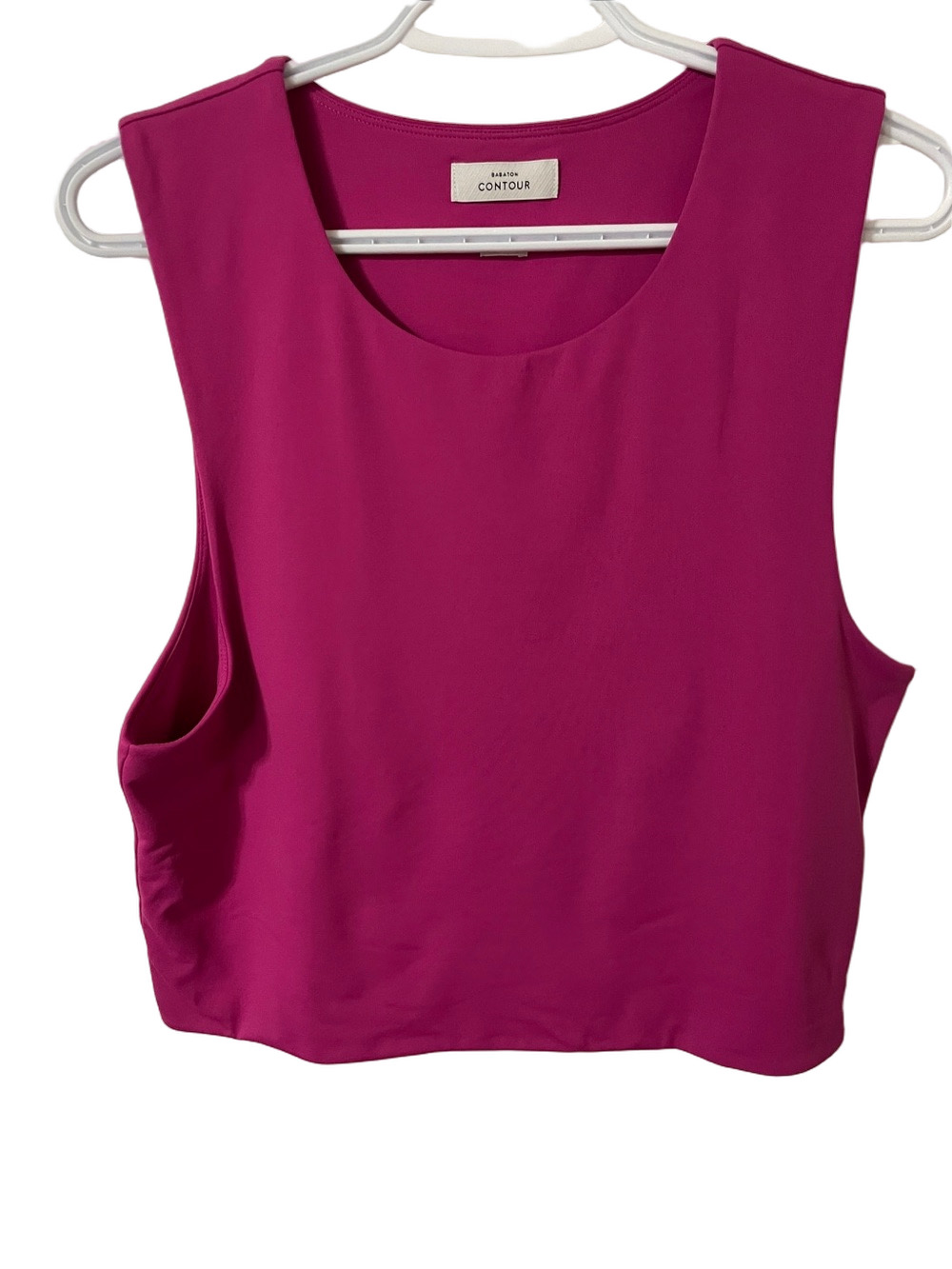 Babaton Contour Sleeveless Tank - Bright Magenta Size 2XL